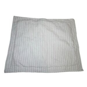 RALPH LAUREN Belle Harbor Standard Pillow Sham‎ Red White Seersucker Stripe